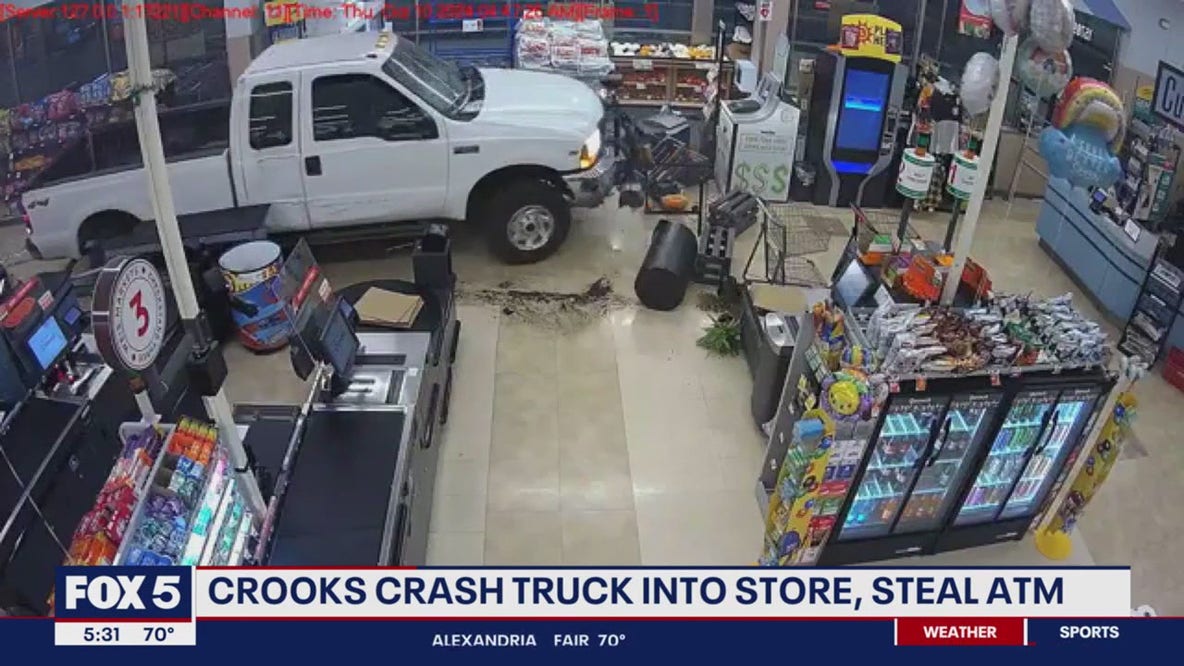 Crooks crash into Weis Market in Maryland
